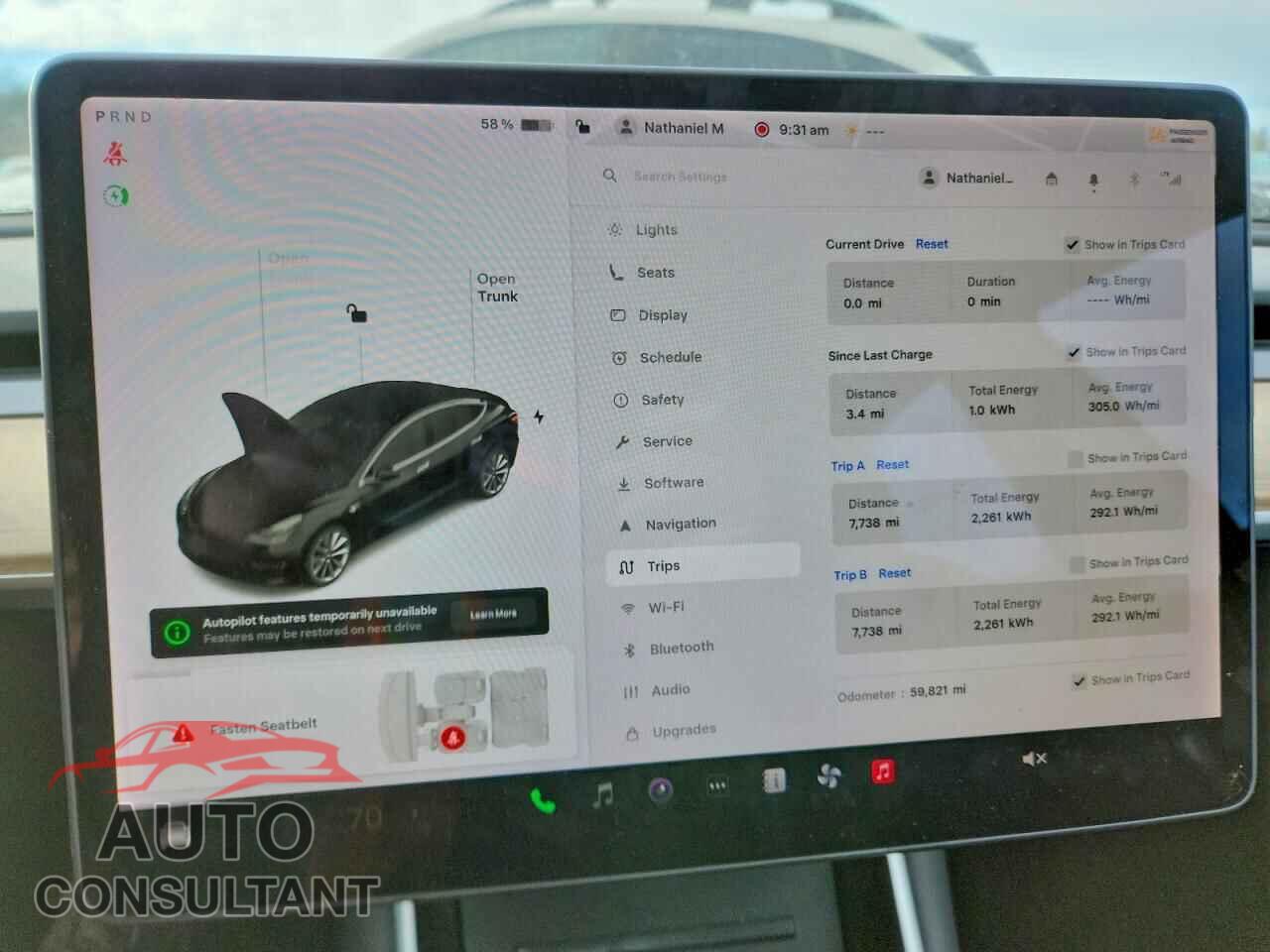 TESLA MODEL 3 2018 - 5YJ3E1EB9JF086555