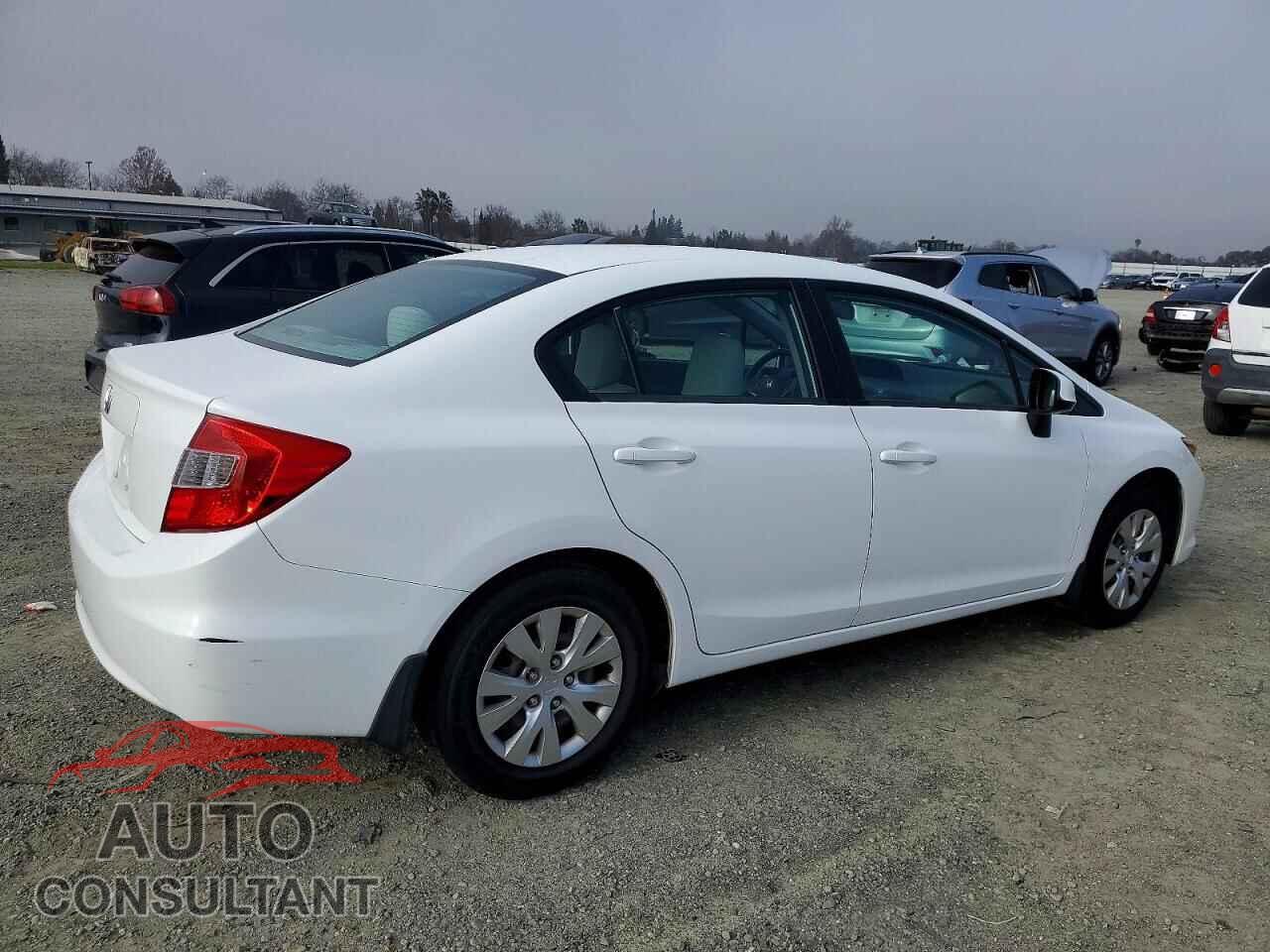 HONDA CIVIC 2012 - 19XFB2F56CE367662