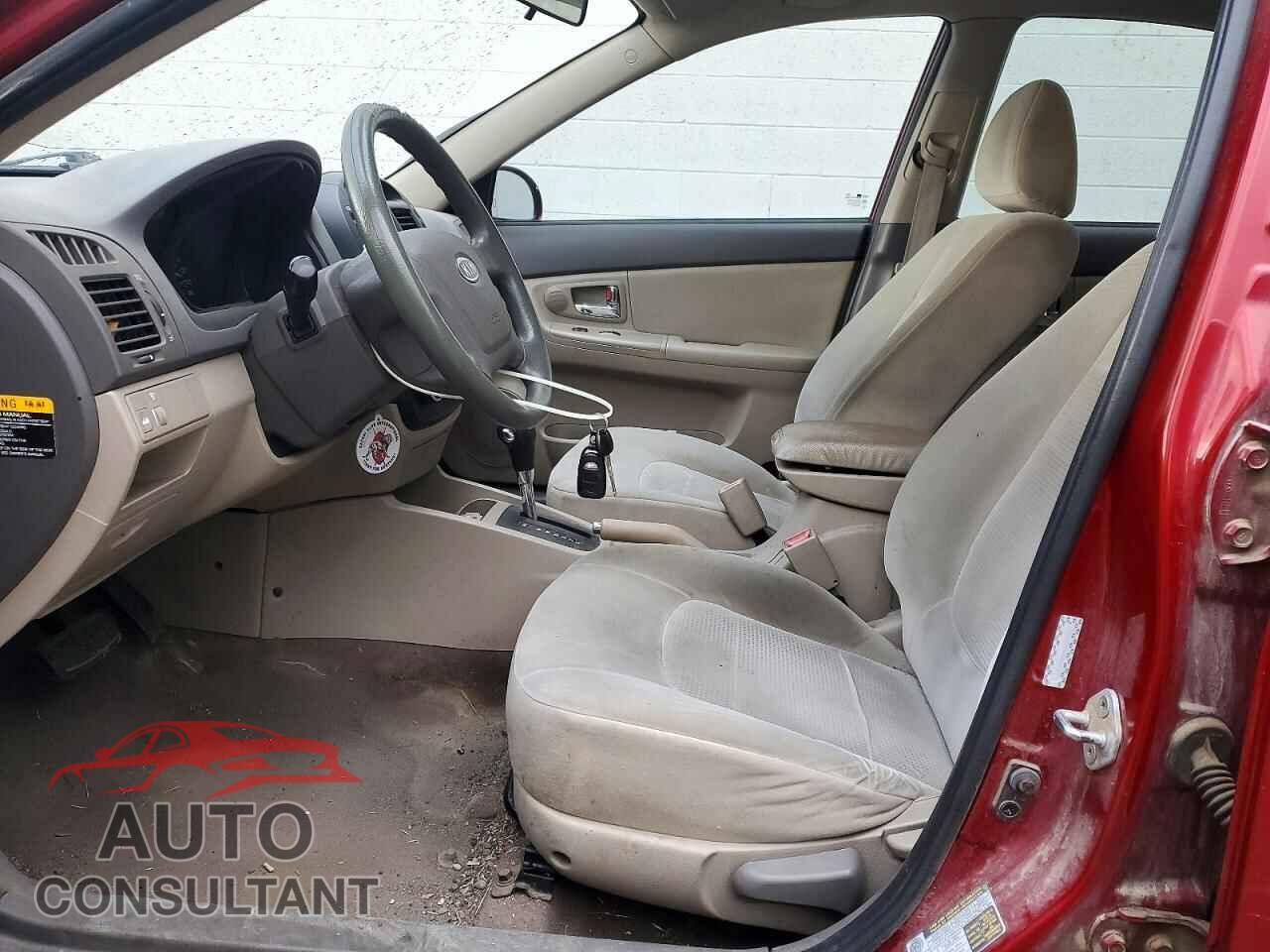 KIA SPECTRA 2009 - KNAFE222995668589