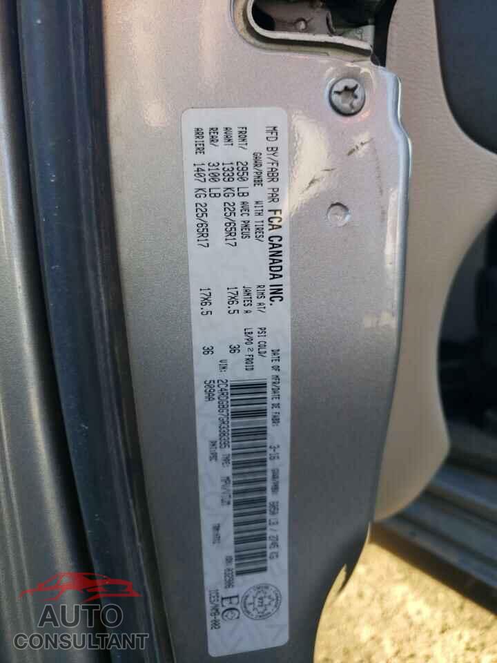 DODGE CARAVAN 2016 - 2C4RDGBG7GR338395