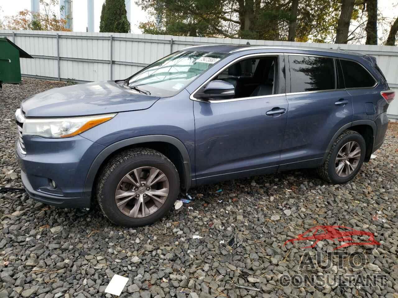 TOYOTA HIGHLANDER 2015 - 5TDJKRFH4FS172196