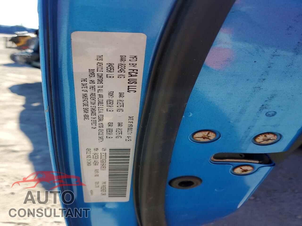 DODGE CHALLENGER 2019 - 2C3CDZAG6KH649810