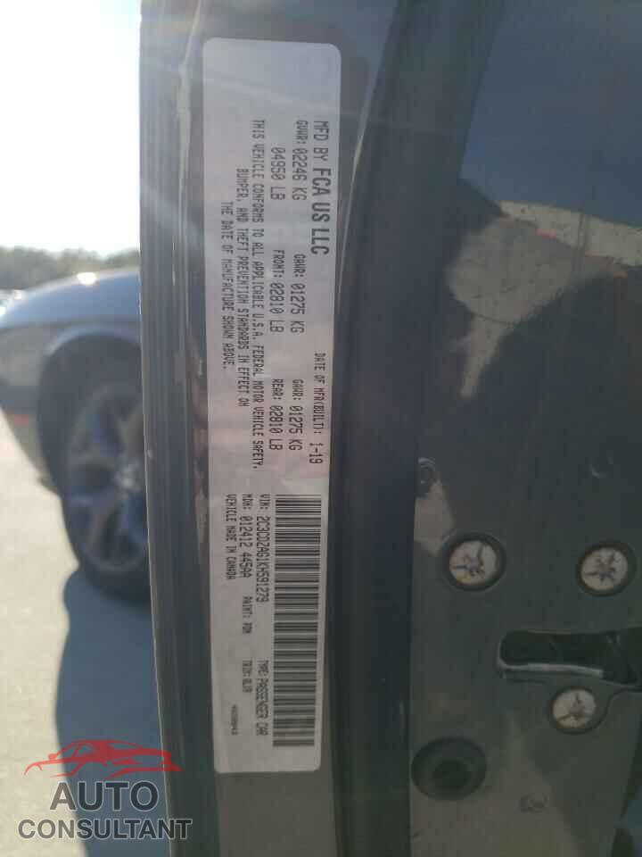 DODGE CHALLENGER 2019 - 2C3CDZAG1KH591279