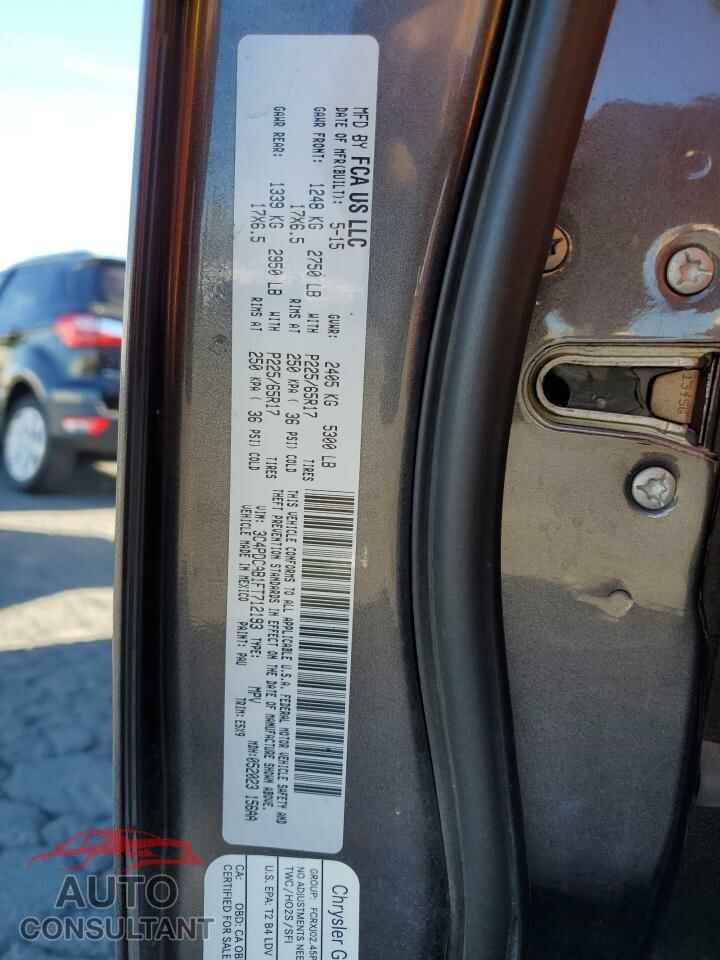 DODGE JOURNEY 2015 - 3C4PDCAB1FT712193