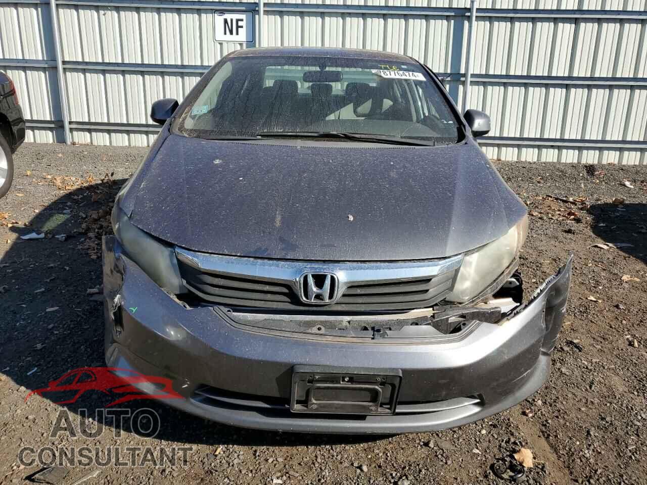 HONDA CIVIC 2012 - 19XFB2F56CE084887