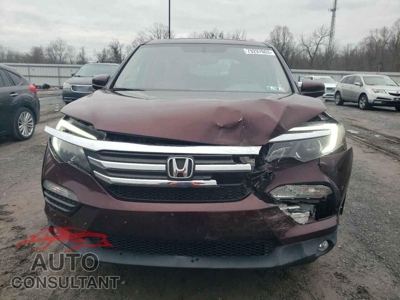 HONDA PILOT 2017 - 5FNYF6H51HB022218