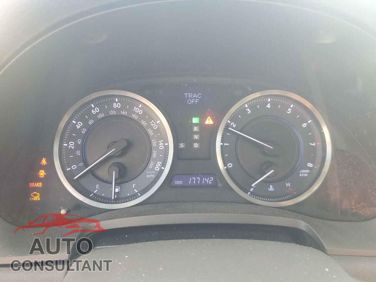 LEXUS IS 2012 - JTHCF5C27C5058604