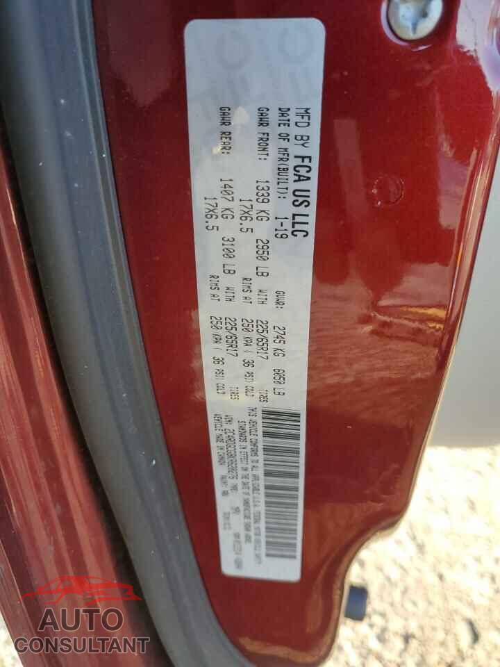 DODGE CARAVAN 2019 - 2C4RDGCG8KR620276