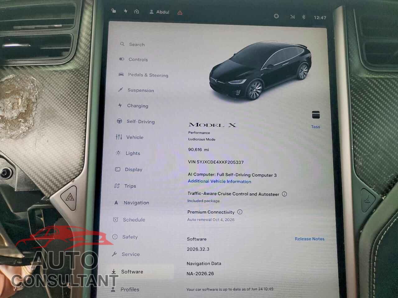 TESLA MODEL X 2019 - 5YJXCDE4XKF205337