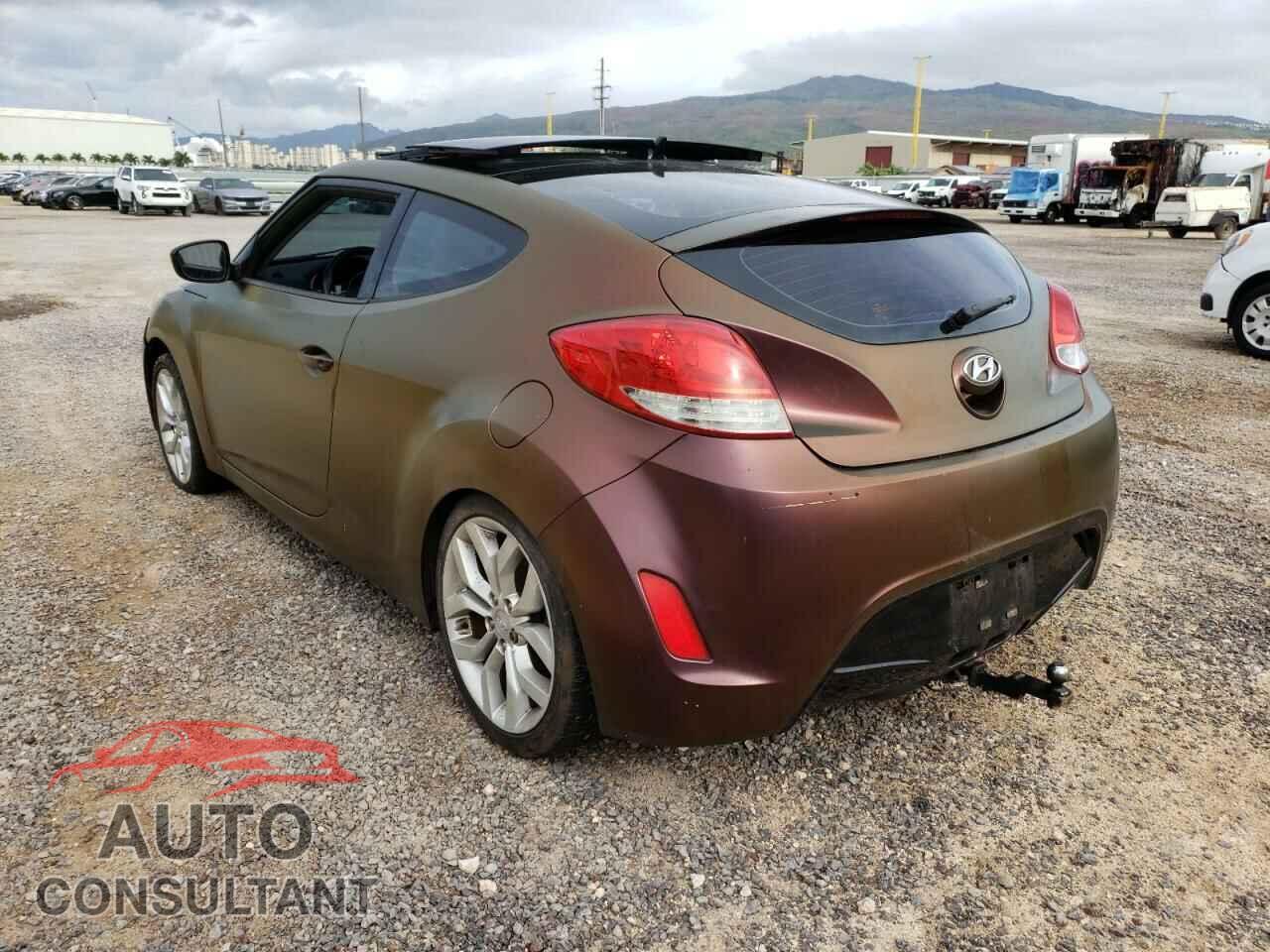 HYUNDAI VELOSTER 2012 - KMHTC6AD6CU027348