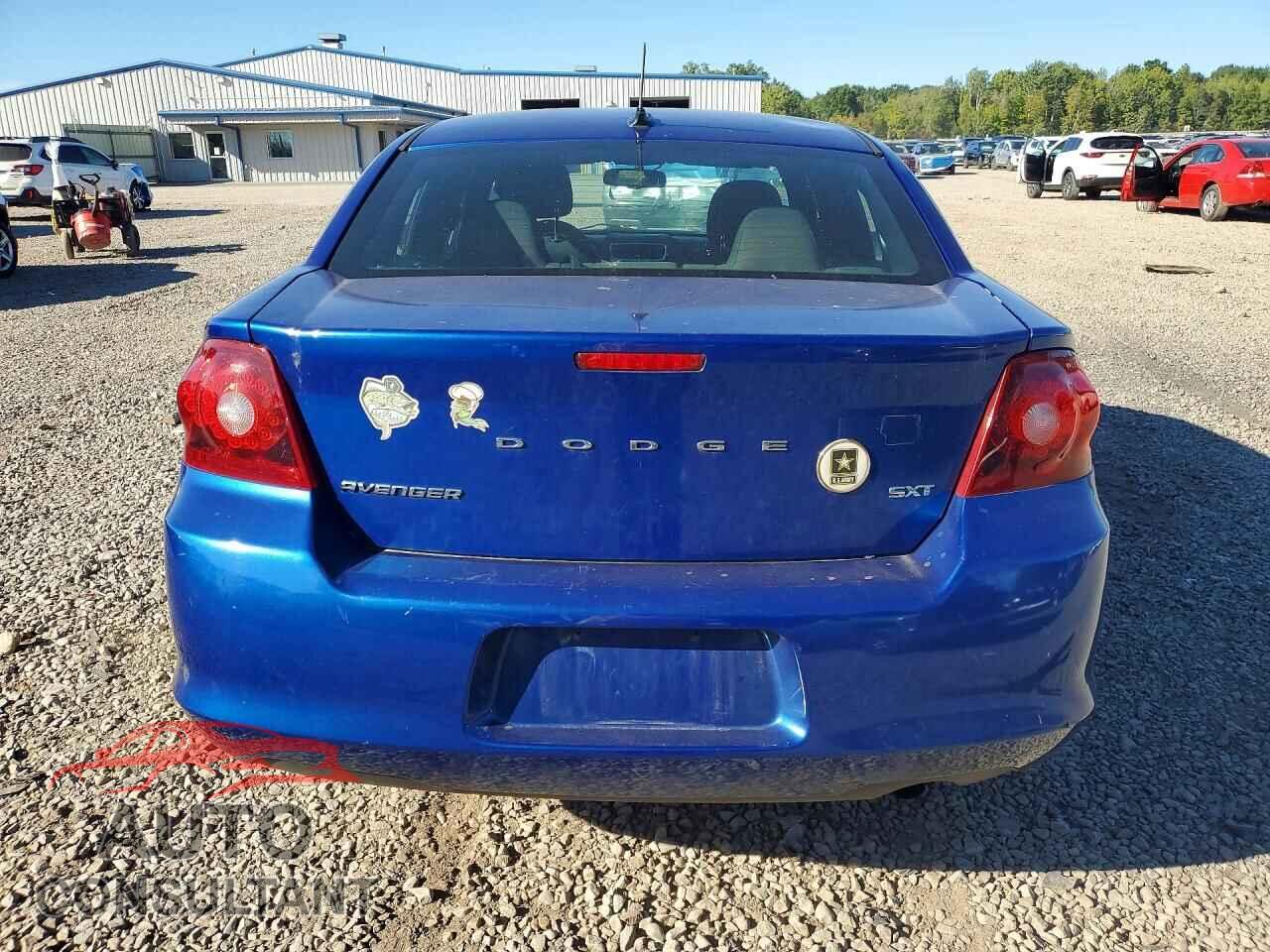 DODGE AVENGER 2012 - 1C3CDZCB2CN178474