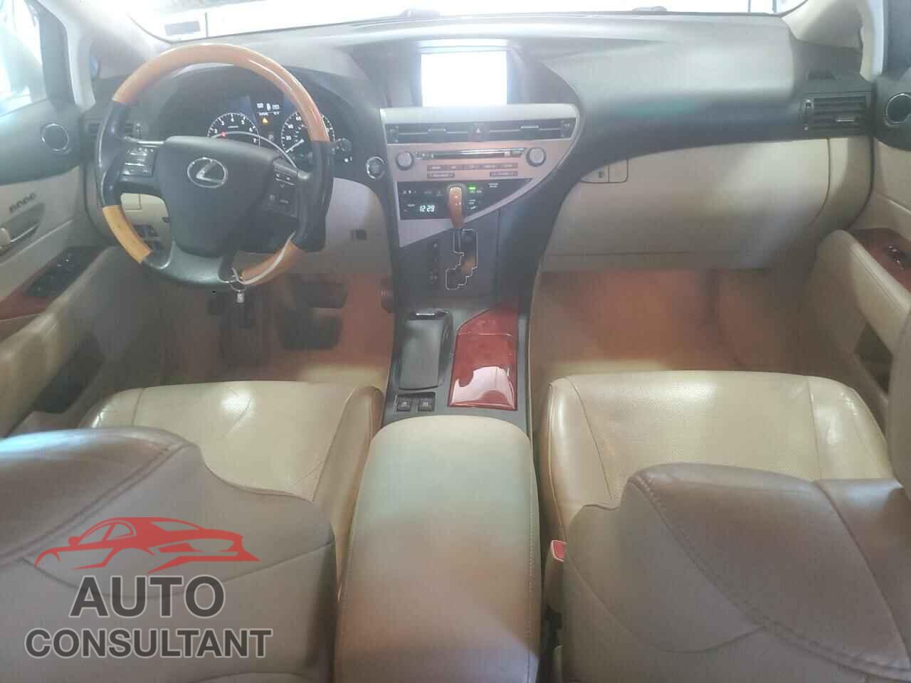 LEXUS RX350 2012 - 2T2BK1BA2CC137624
