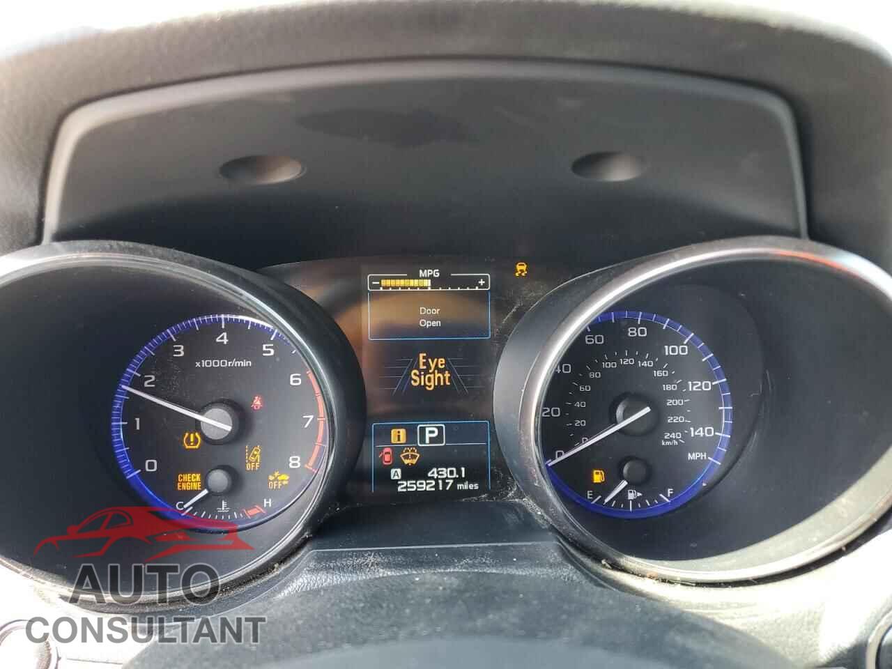SUBARU OUTBACK 2016 - 4S4BSBNC1G3215473
