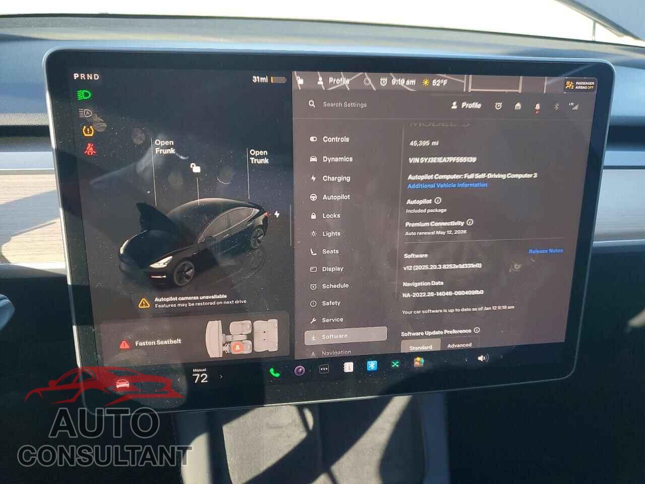TESLA MODEL 3 2023 - 5YJ3E1EA7PF555139
