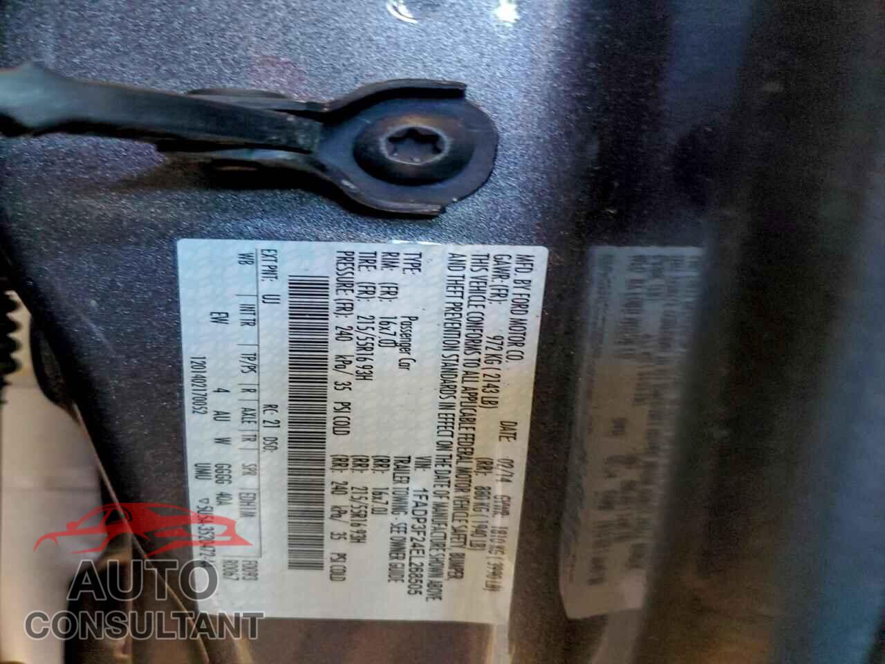 FORD FOCUS 2014 - 1FADP3F24EL268505