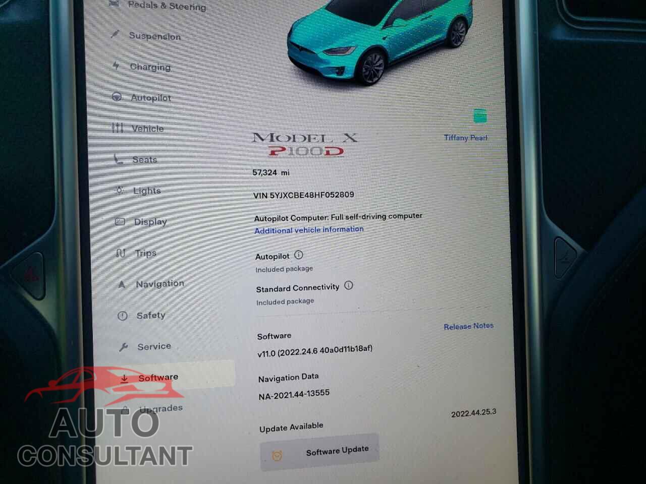 TESLA MODEL X 2017 - 5YJXCBE48HF052809