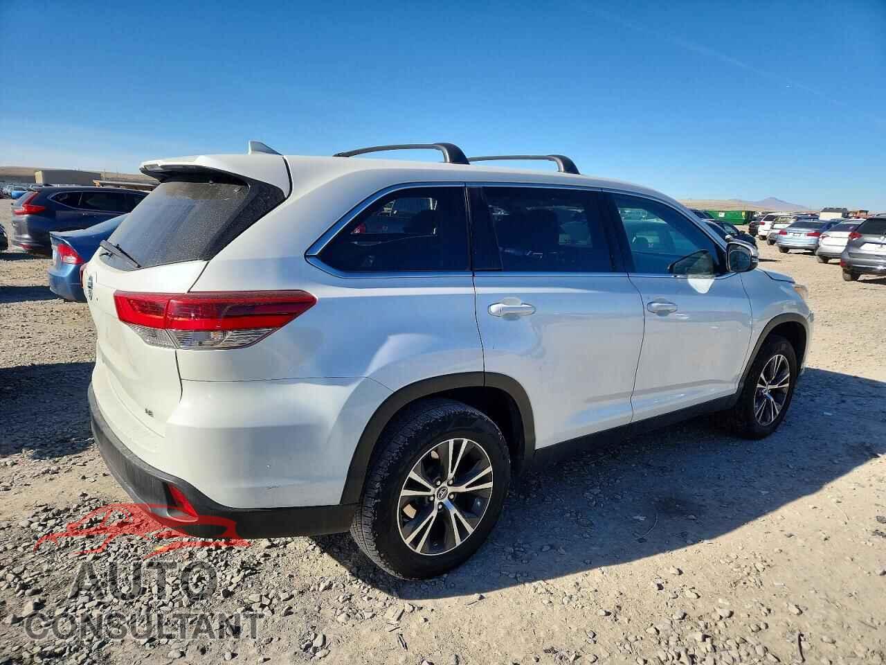 TOYOTA HIGHLANDER 2019 - 5TDZZRFH5KS348729