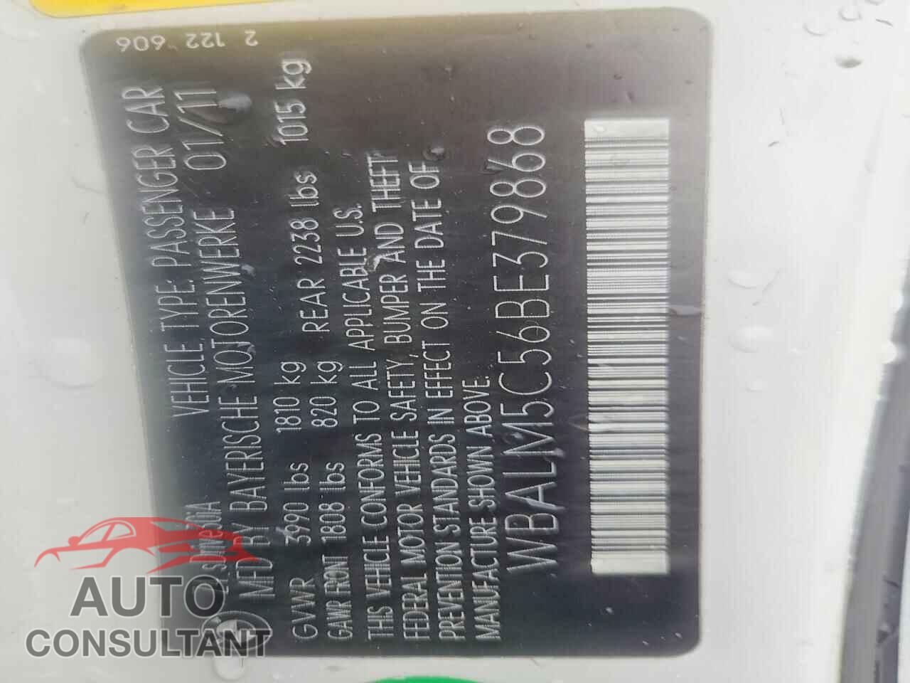 BMW Z4 2011 - WBALM5C56BE379868