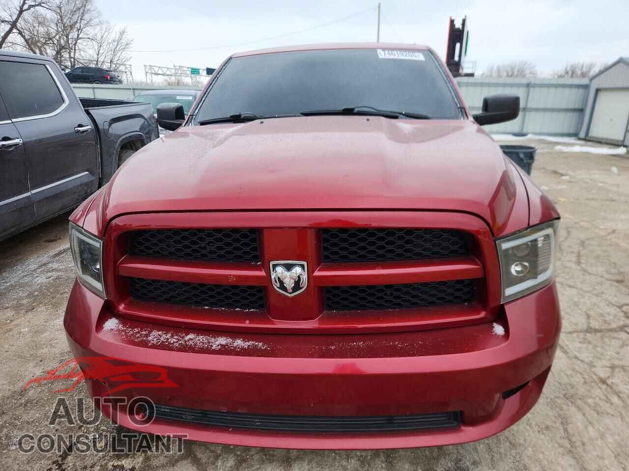 DODGE RAM 1500 2012 - 3C6JD6AT0CG273046