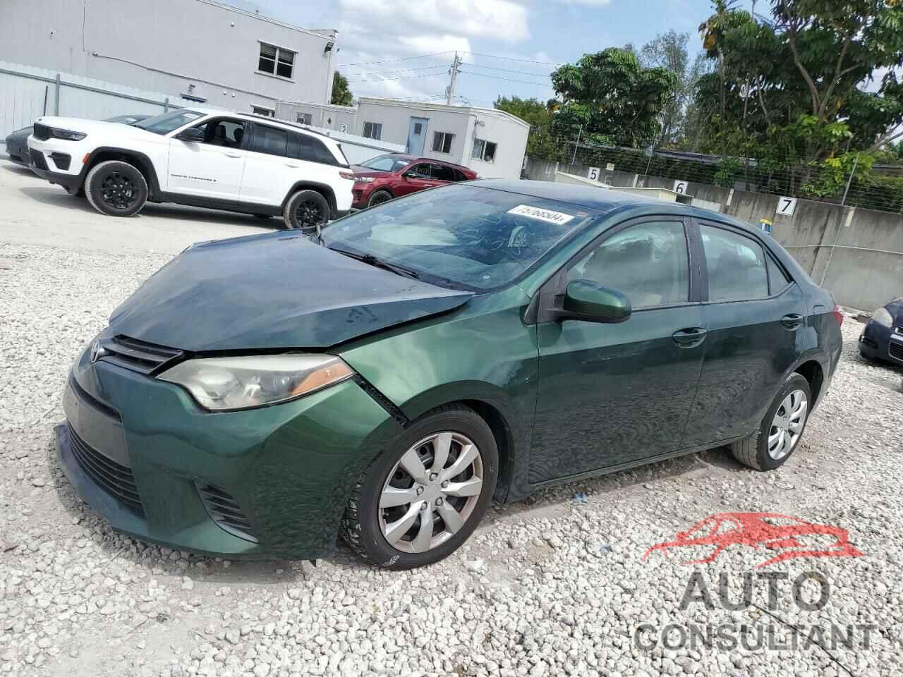 TOYOTA COROLLA 2016 - 2T1BURHE7GC655158
