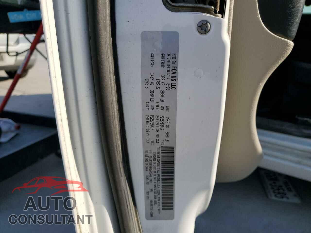 DODGE CARAVAN 2019 - 2C4RDGBG3KR521544