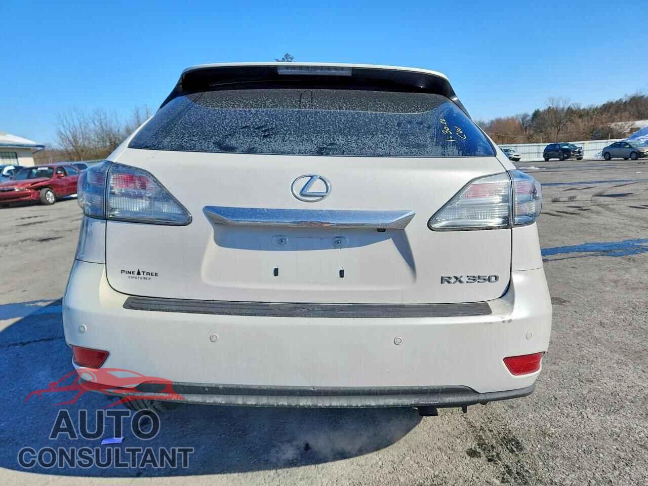 LEXUS RX350 2012 - 2T2BK1BA4CC138788