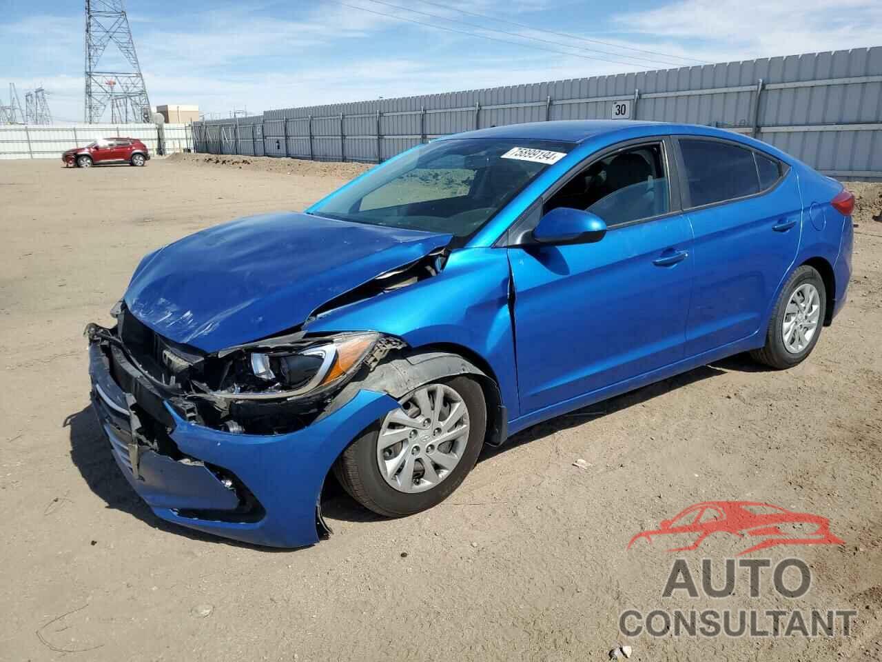 HYUNDAI ELANTRA 2017 - KMHD74LF0HU400760
