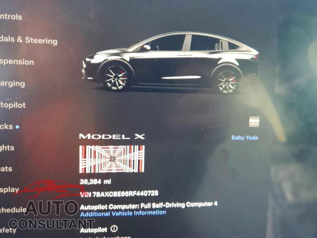 TESLA MODEL X 2024 - 7SAXCBE66RF440725