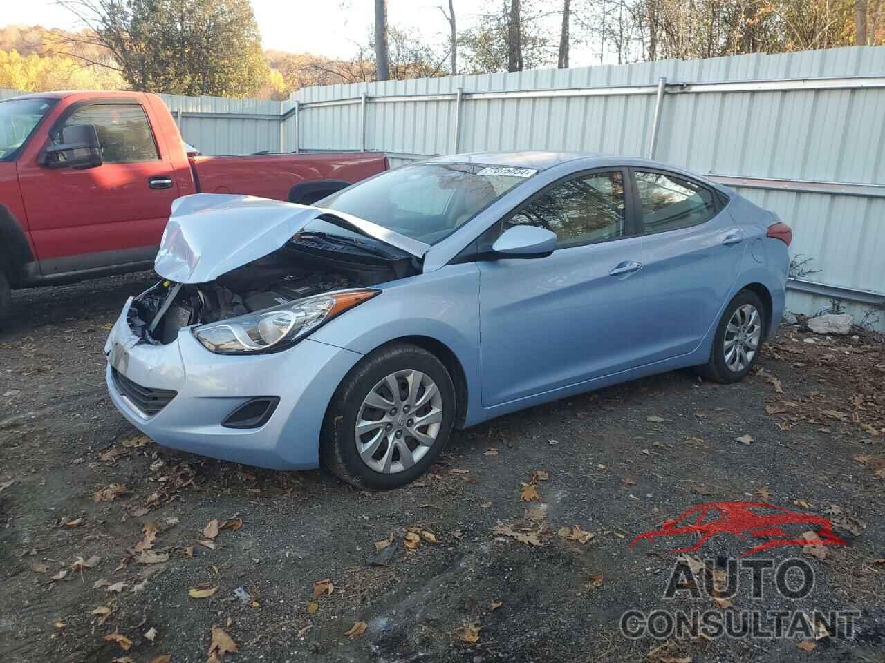 HYUNDAI ELANTRA 2013 - KMHDH4AE4DU490013