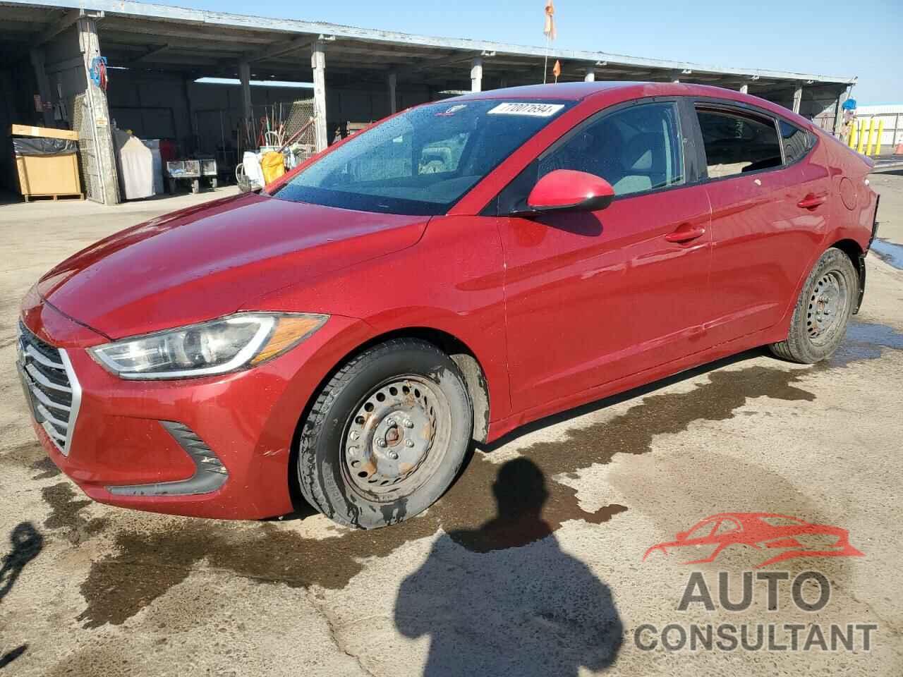 HYUNDAI ELANTRA 2017 - KMHD74LF7HU391622