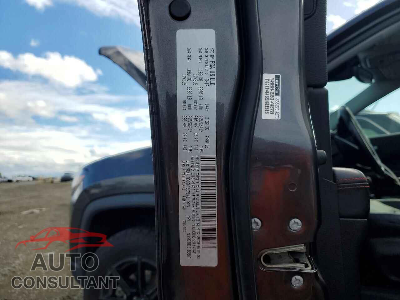 JEEP COMPASS 2017 - 3C4NJDDB6HT597871