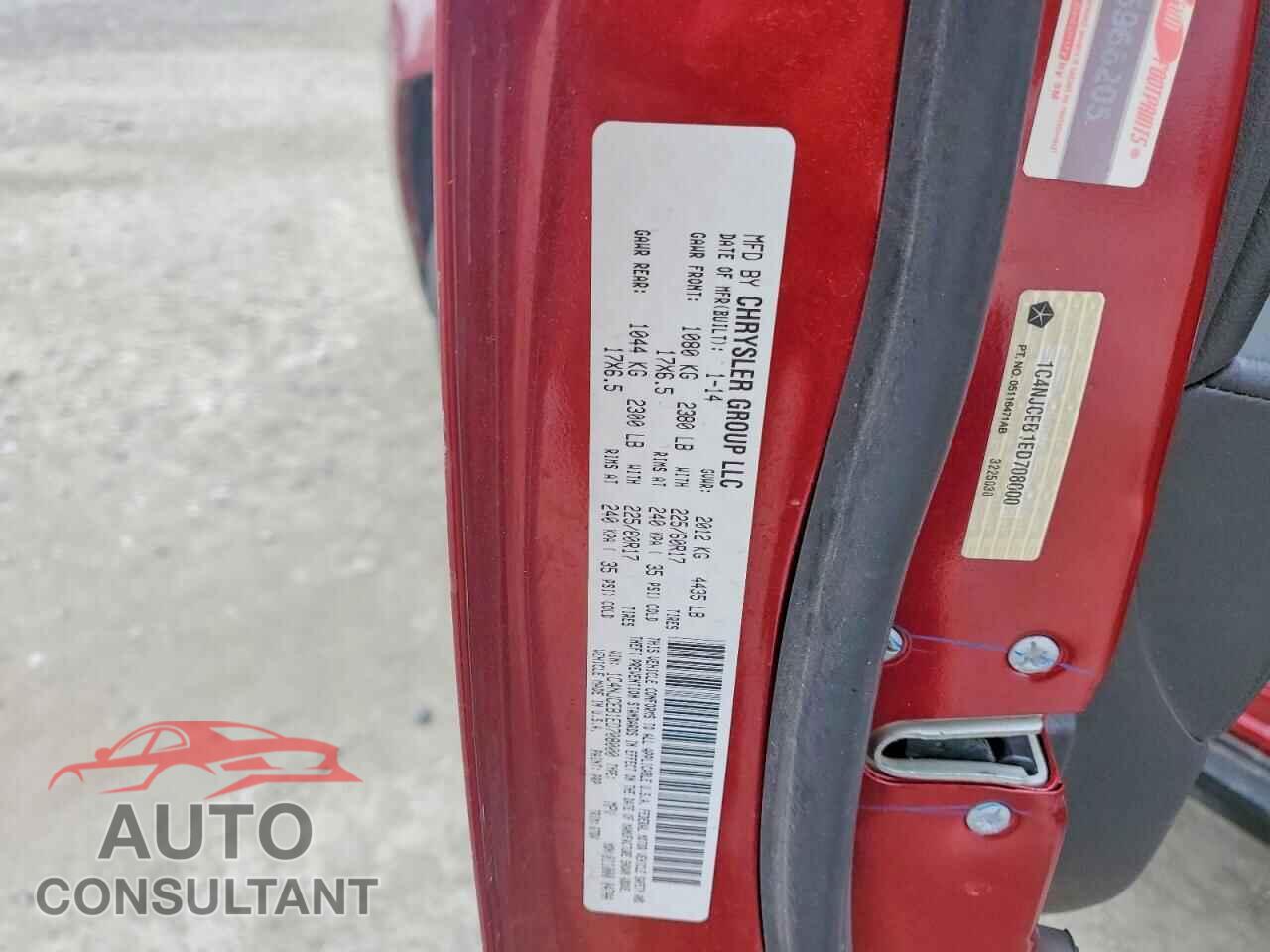 JEEP COMPASS 2014 - 1C4NJCEB1ED708000