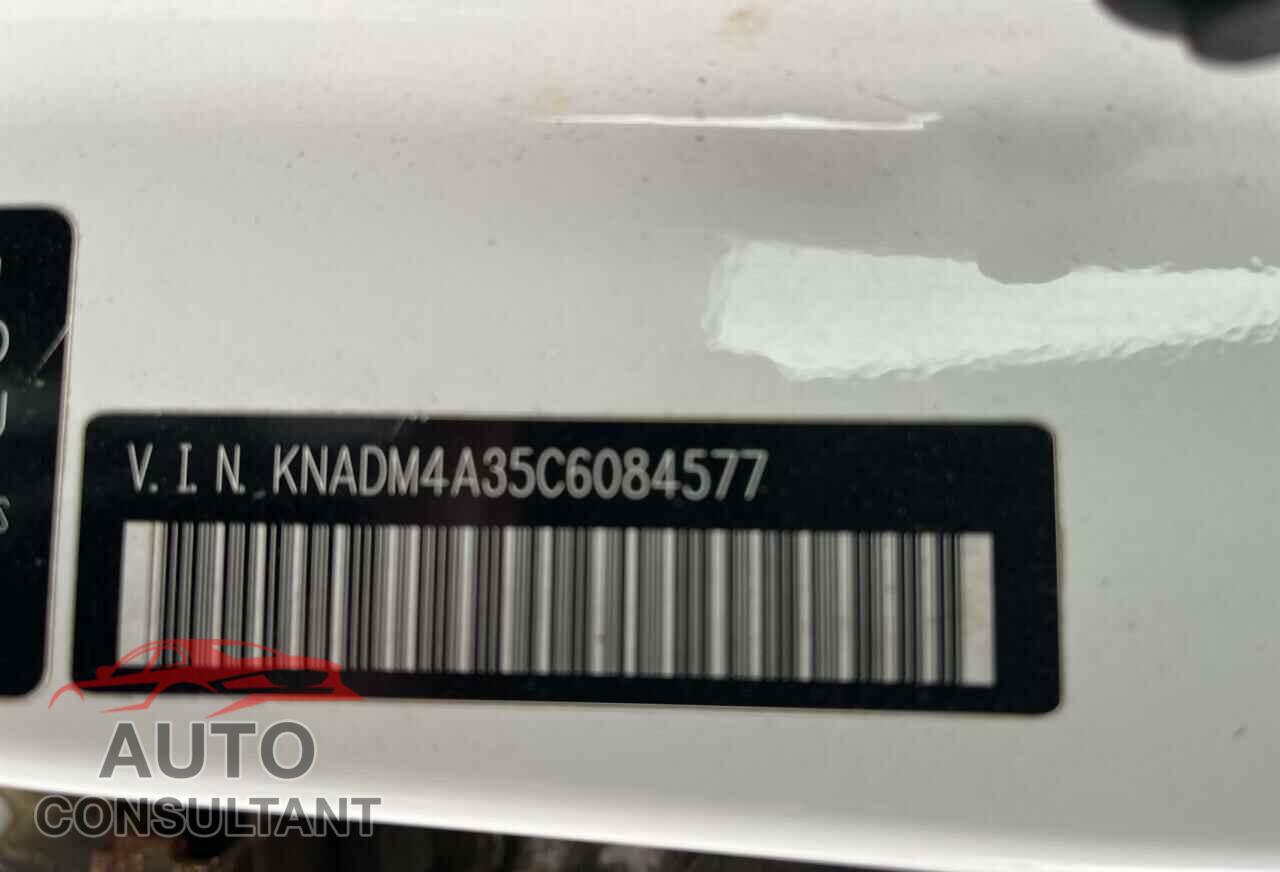 KIA RIO 2012 - KNADM4A35C6084577