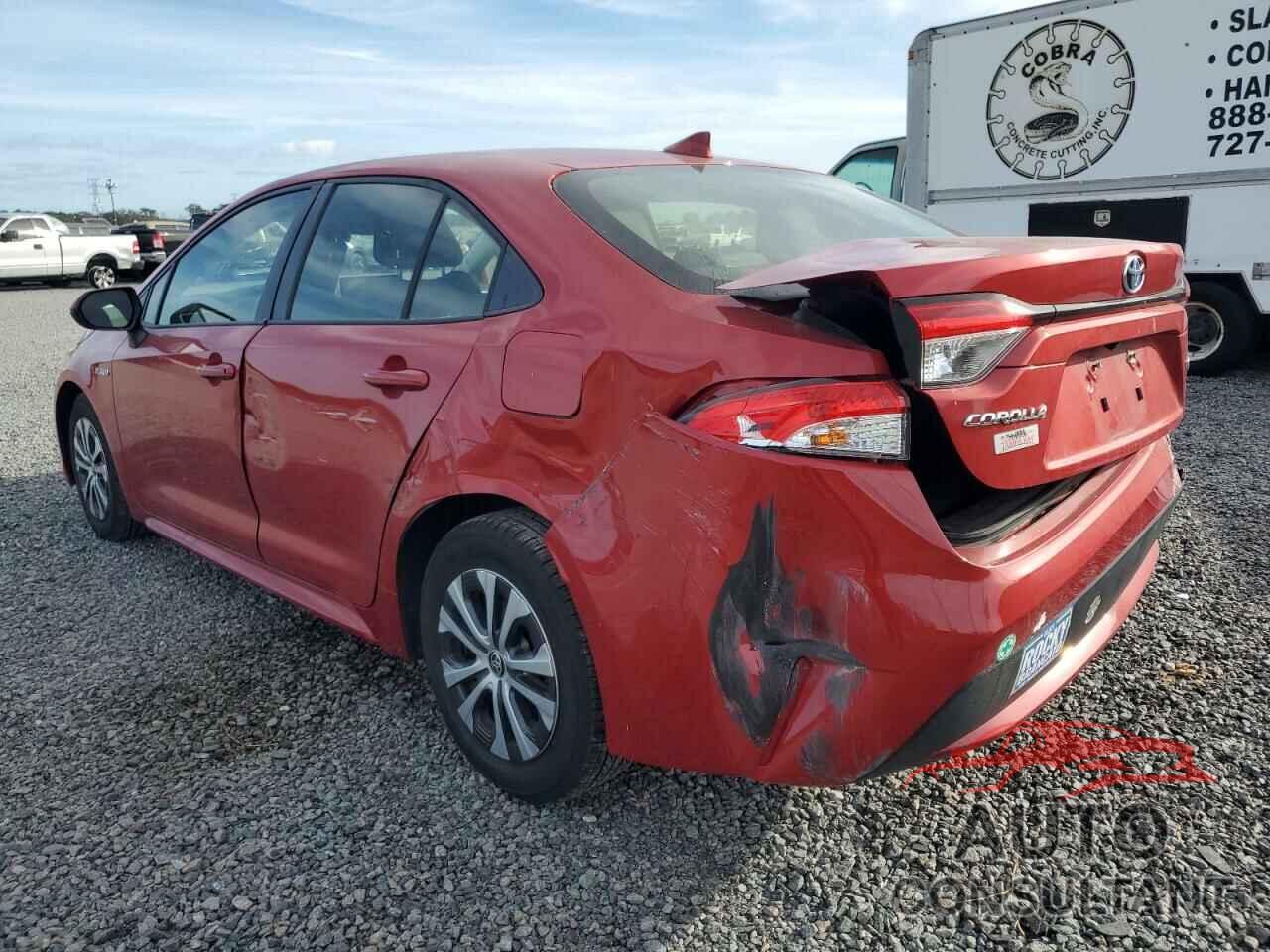 TOYOTA COROLLA 2021 - JTDEAMDE2MJ030097