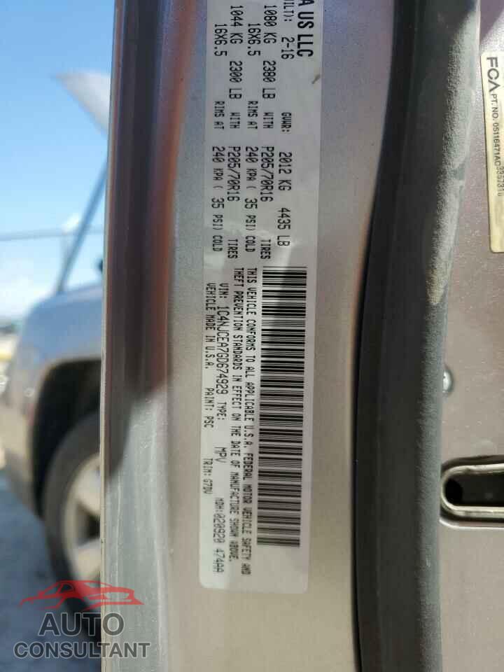 JEEP COMPASS 2016 - 1C4NJCEA7GD674929