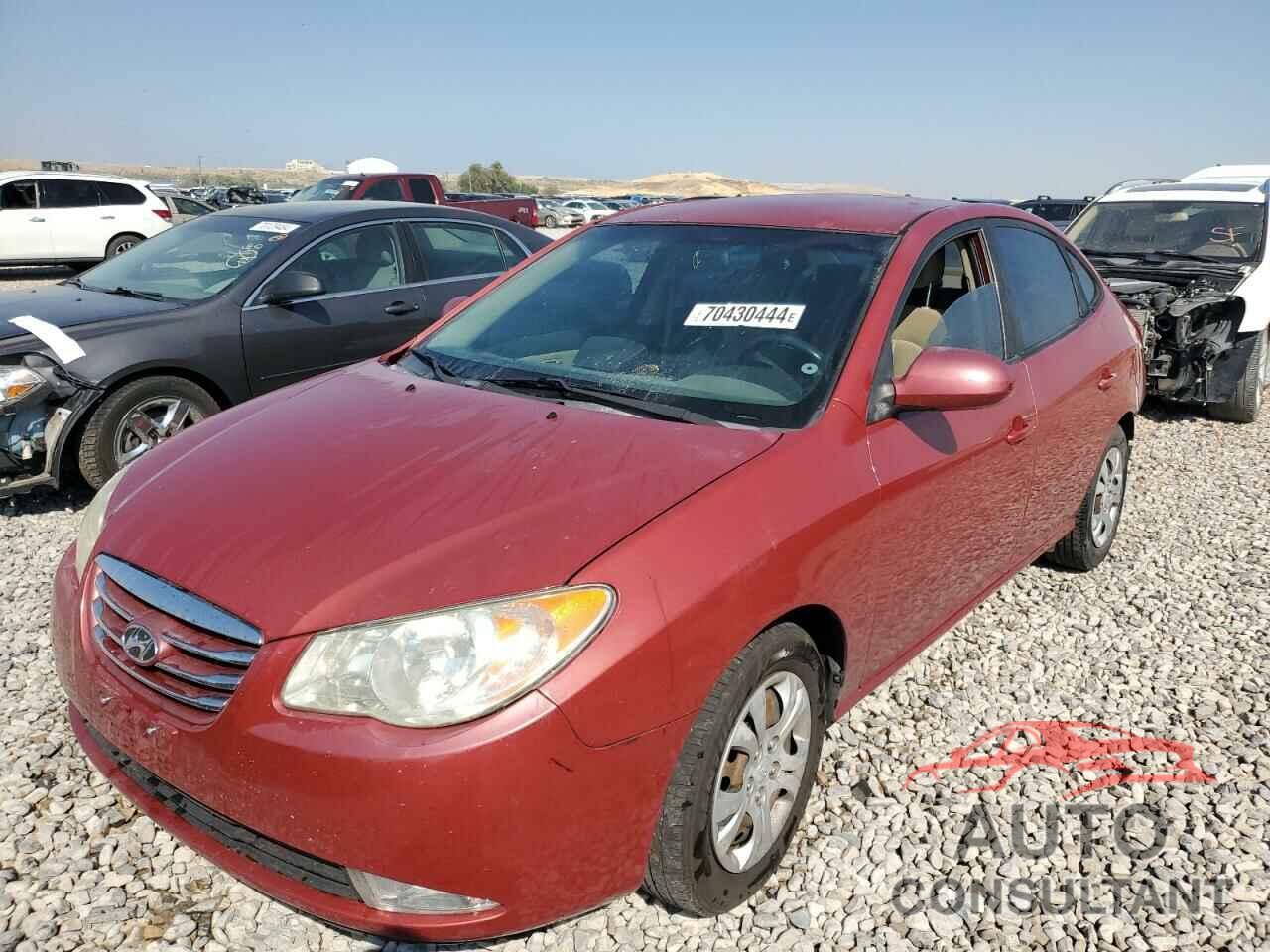 HYUNDAI ELANTRA 2010 - KMHDU4ADXAU951195