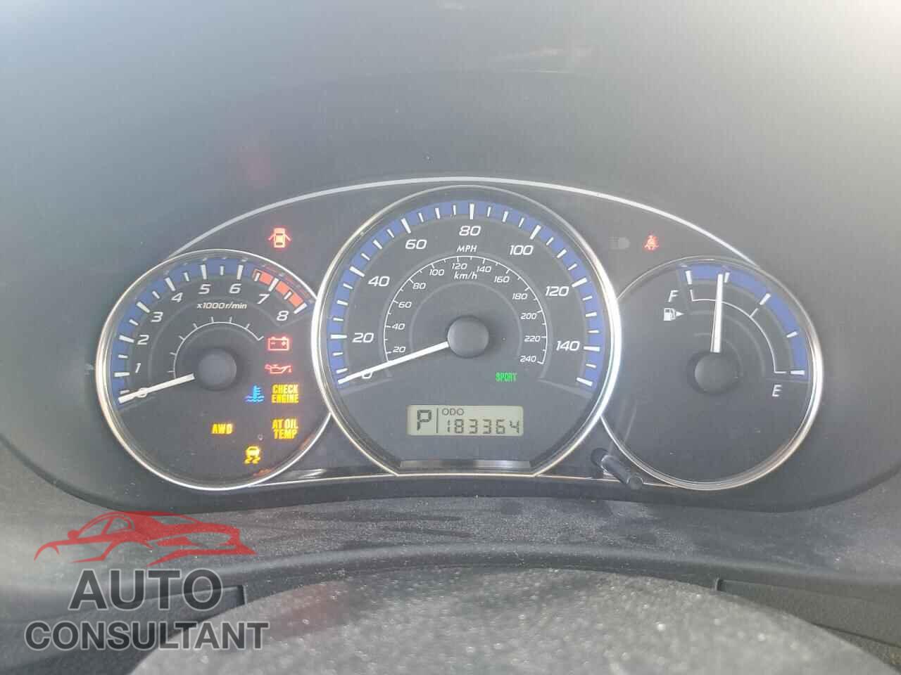 SUBARU FORESTER 2012 - JF2SHABC3CH427209