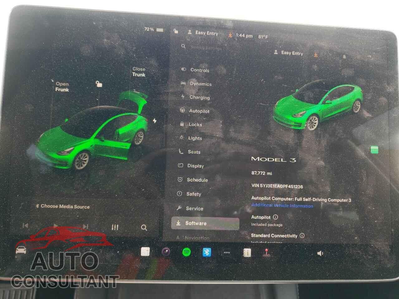 TESLA MODEL 3 2023 - 5YJ3E1EA0PF451236