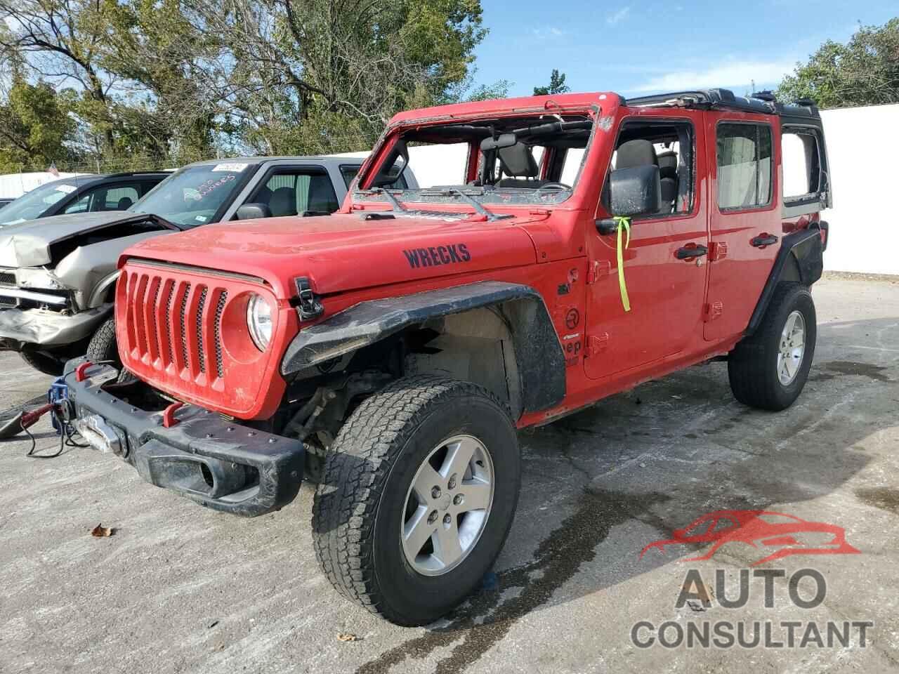 JEEP WRANGLER 2018 - 1C4HJXDG6JW116625