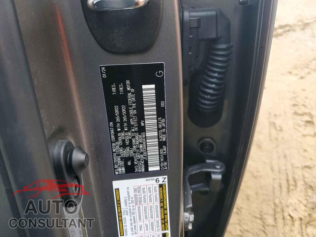 LEXUS LX 600 BAS 2024 - JTJGB7CX6R4047465