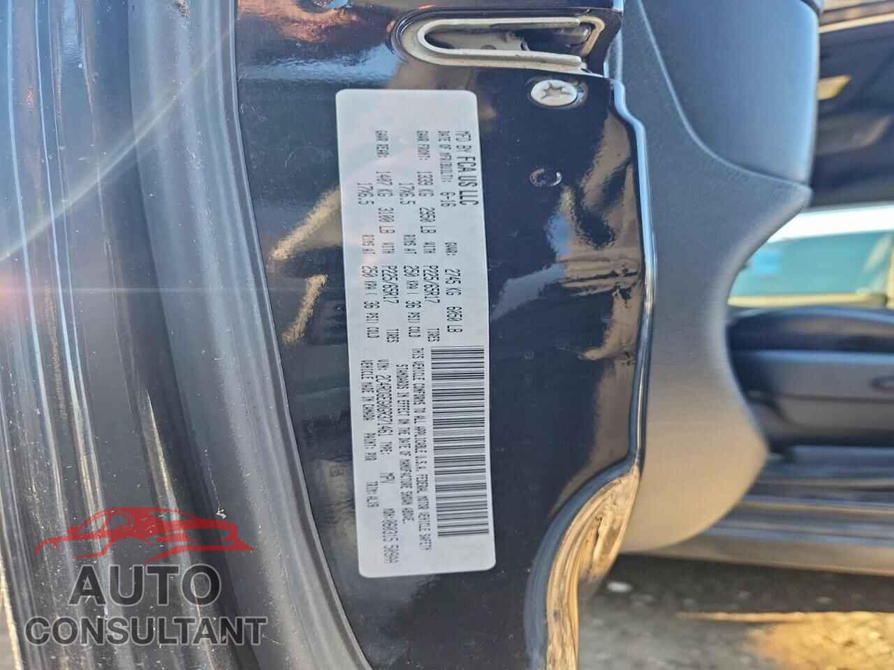 DODGE CARAVAN 2016 - 2C4RDGEG0GR371461