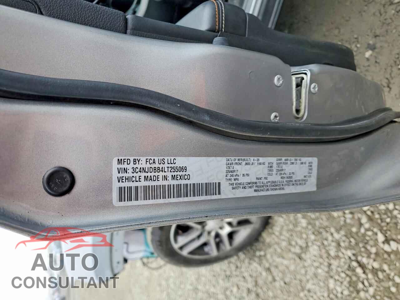 JEEP COMPASS 2020 - 3C4NJDBB4LT255069