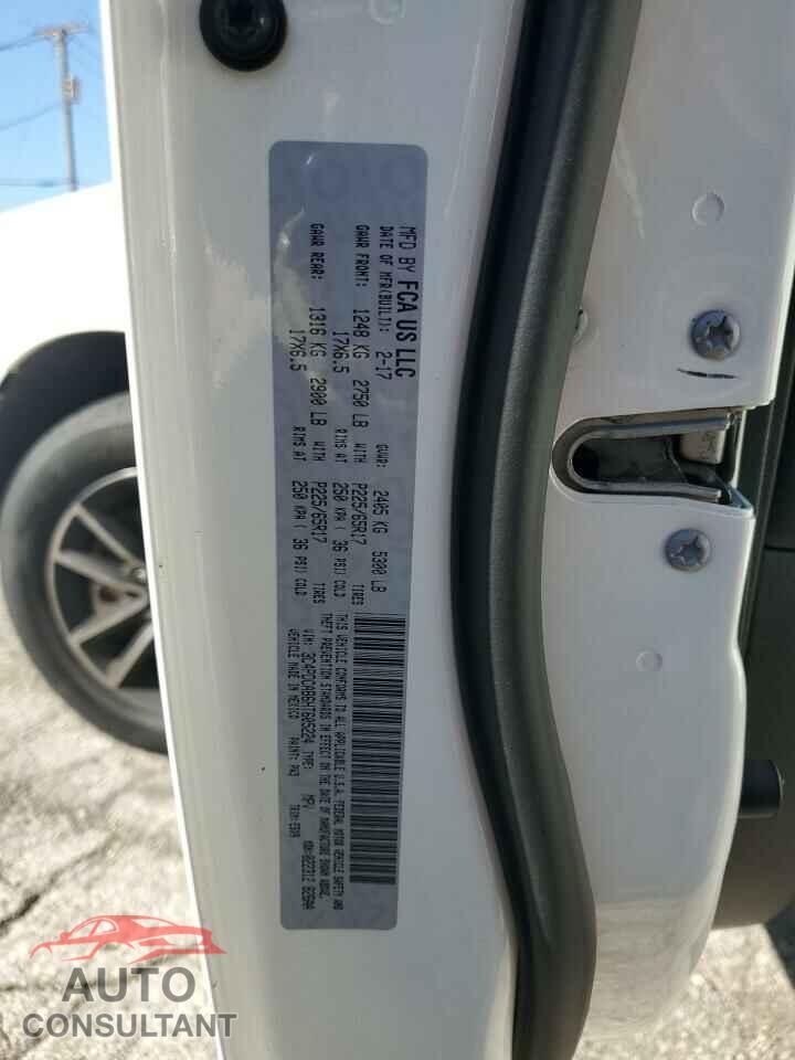DODGE JOURNEY 2017 - 3C4PDCAB6HT605224