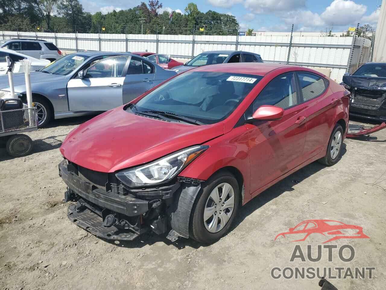 HYUNDAI ELANTRA 2016 - KMHDH4AEXGU523536