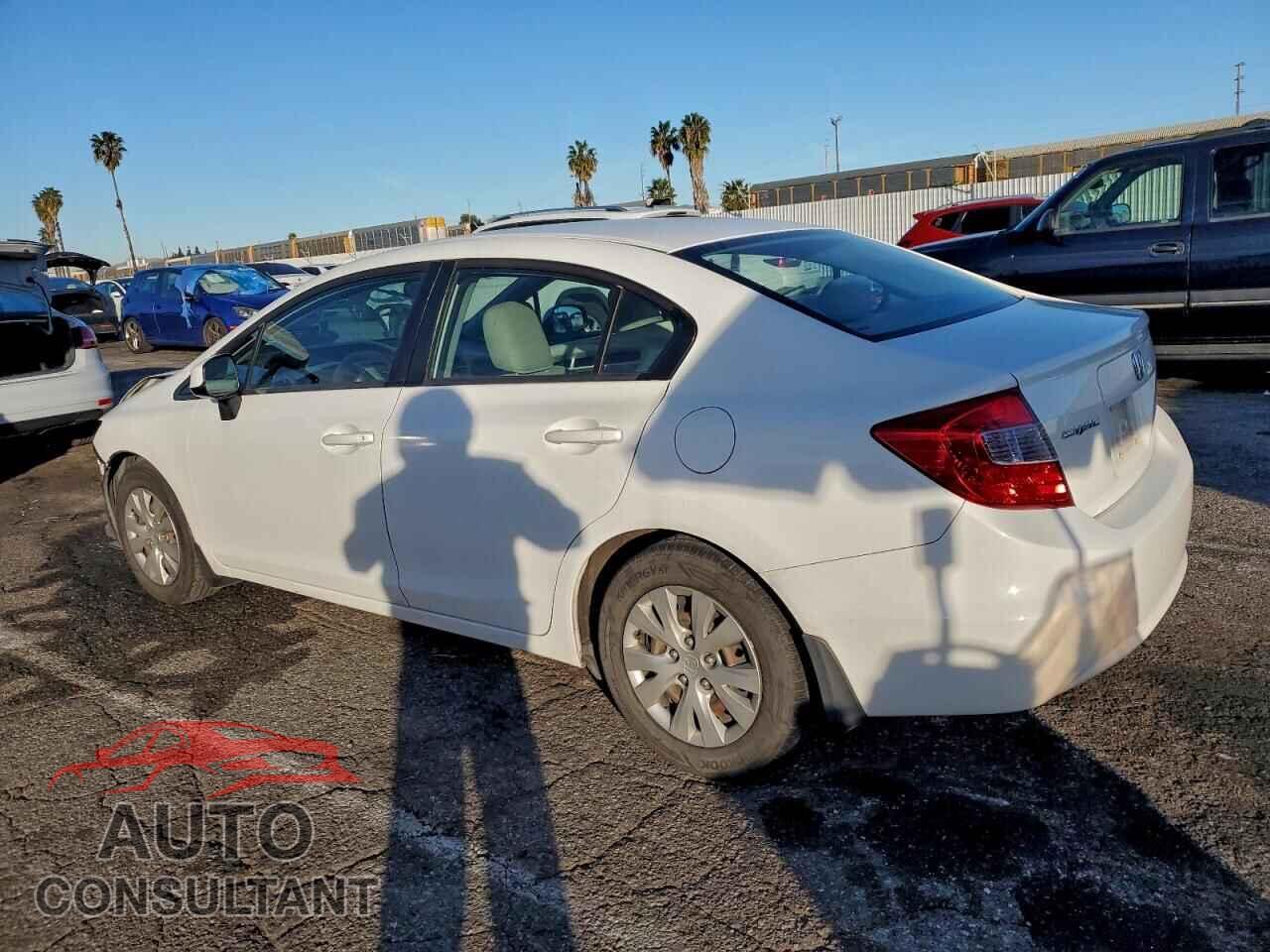 HONDA CIVIC 2012 - 19XFB2F56CE300933