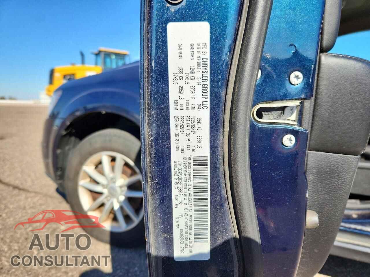 DODGE JOURNEY 2015 - 3C4PDDBG6FT566471