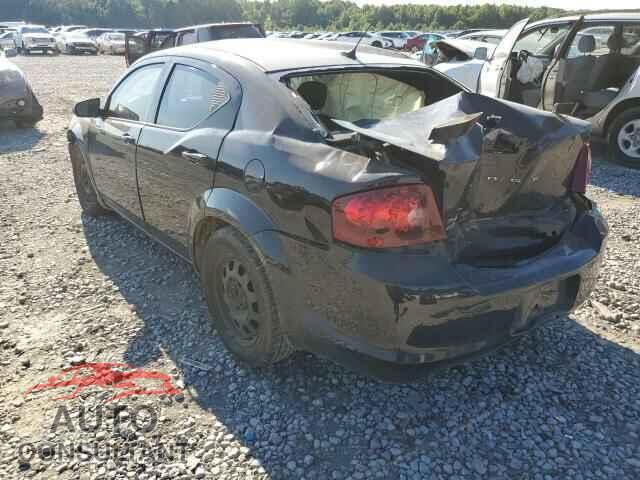 DODGE AVENGER 2012 - 1C3CDZAG2CN314648
