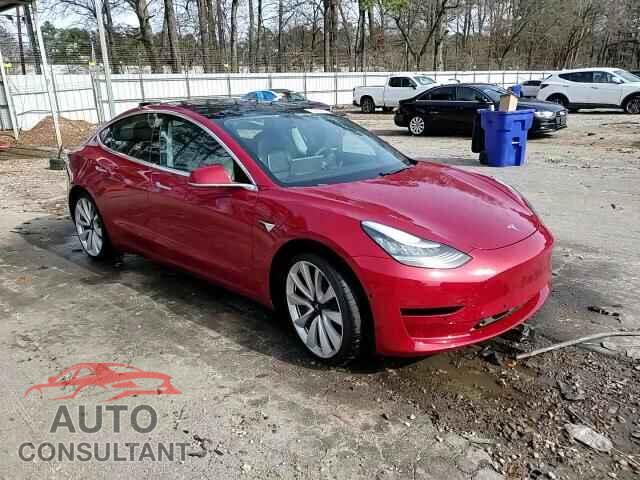 TESLA MODEL 3 2019 - 5YJ3E1EB0KF447107