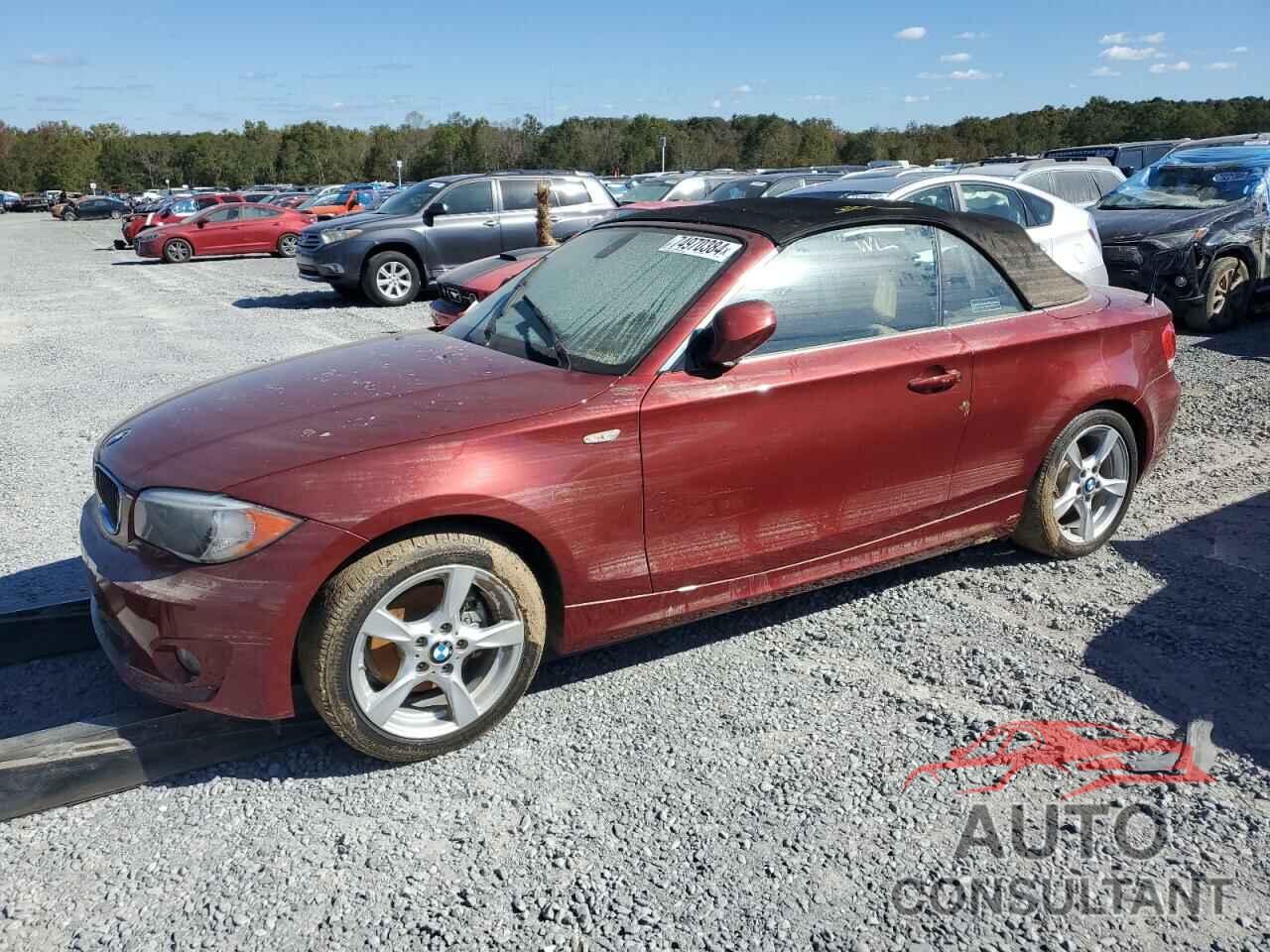 BMW 1 SERIES 2013 - WBAUN1C52DVH78194