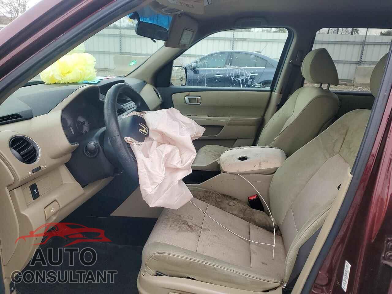 HONDA PILOT 2012 - 5FNYF3H47CB029463